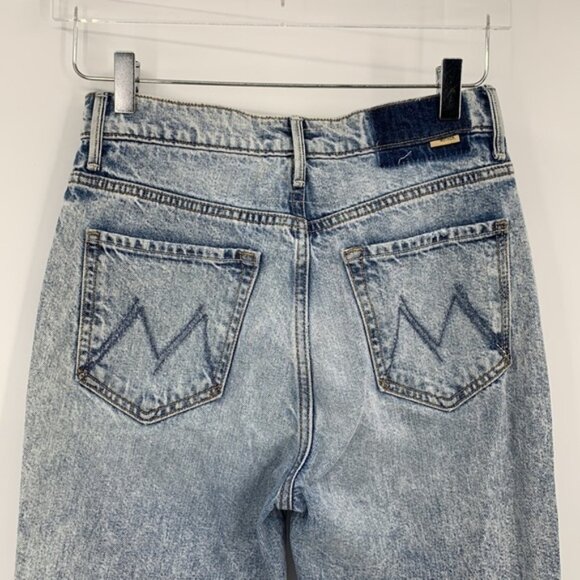 Mother Superior Swooner Rascal Ankle jeans Signs Symbols distressed women new 26 - Picture 5 of 7